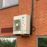 Subcooled Daikin twin split air conditioning