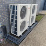 Subcooled warehouse 20kw heatpump ducted units